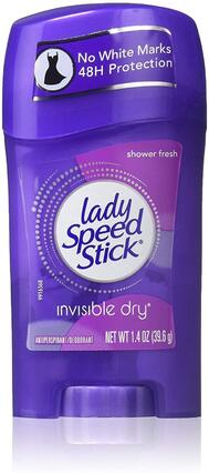 Lady Speed Stick Invisible Dry Antiperspirant Deodorant Shower Fresh 1.4 oz: $12.25