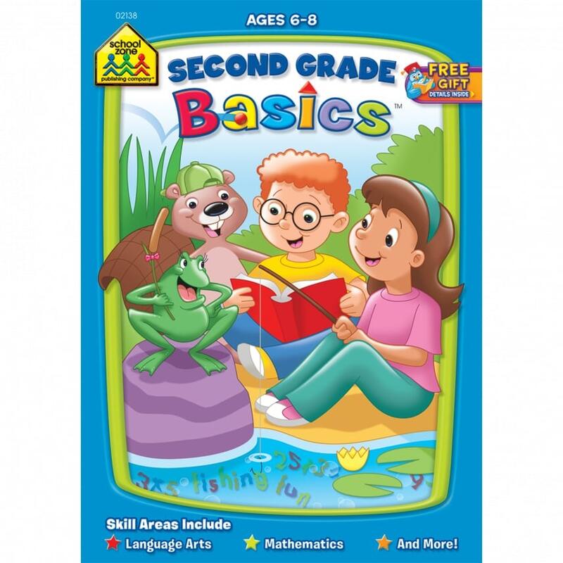 DNR School Zone  2nd Grade Basics Workbook: $5.00
