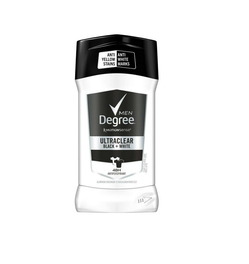 Degree Mens Deodorant Ultra Clear Black White 2.7oz