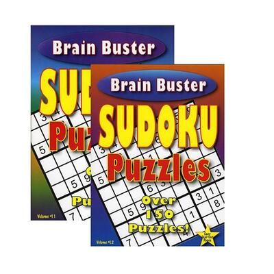 Brain Teaser Sudoku Puzzle Book: $5.00