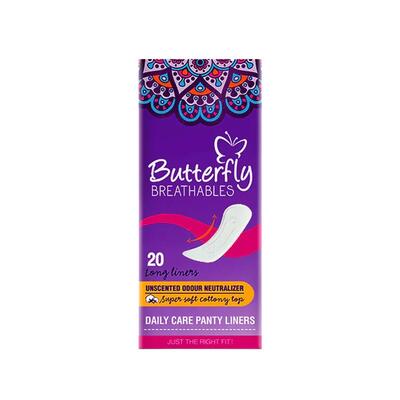 Butterfly Breathables Pantyliners 20ct