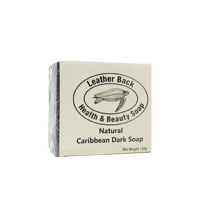 Leather Back Health & Beauty Natural Caribbean Dark Soap 120g