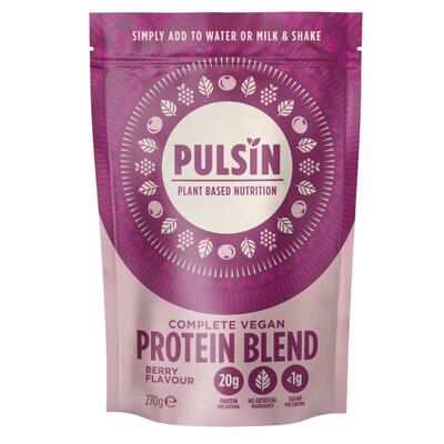 Pulsin Complete Vegan Protein Blend Berry 250g: $60.00