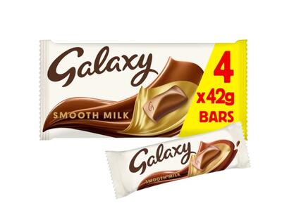 Galaxy Milk 4 pack: $10.00