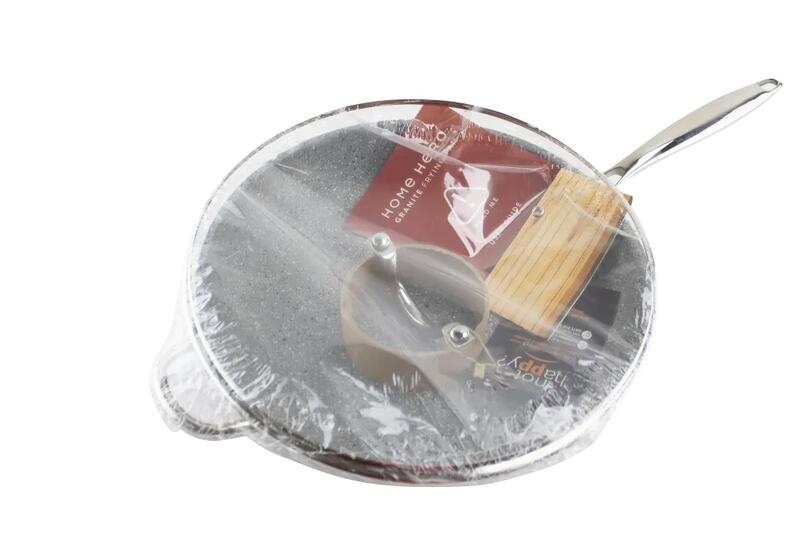 Home Hero Copper Fry Pan With Glass Lid 14