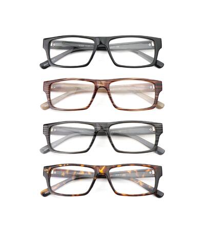 Classic Men Square Reading Glasses Assorted 1 count