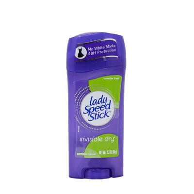 Lady Speed Stick Invisible Dry Deodorant Antiperspirant Powder Fresh 2.3 oz: $15.00