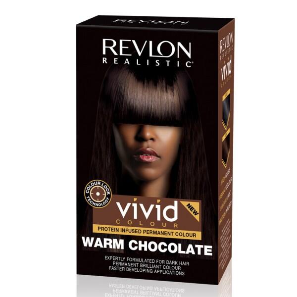 Revlon Realistic Vivid Colour Permanent Hair Color Warm Chocolate 110 ml