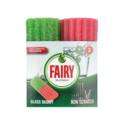 Fairy Platinum Glass Buddy Non Scratch 2pk: $10.00