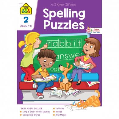 School Zone  Spelling Puzzles Grade 2: $8.00