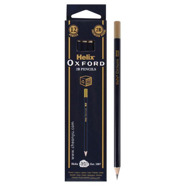 Helix Oxford 2B Pencils 12ct