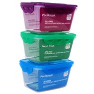 Rectangle Plastic Container 27oz: $8.00