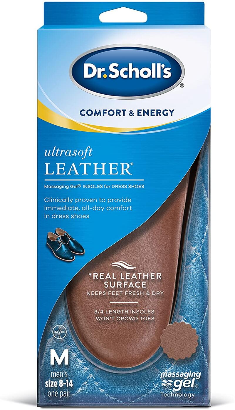 Dr.Scholl's Leather Insoles Men Dress Shoes Men Size 8-14: $8.00