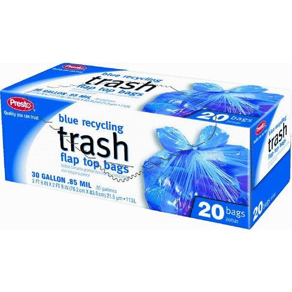 Presto lap Top Trash Bags 20ct