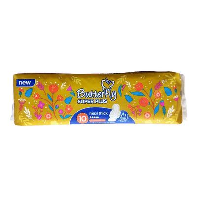 Butterfly Super Plus Maxi Thick Sanitary Napkins 10