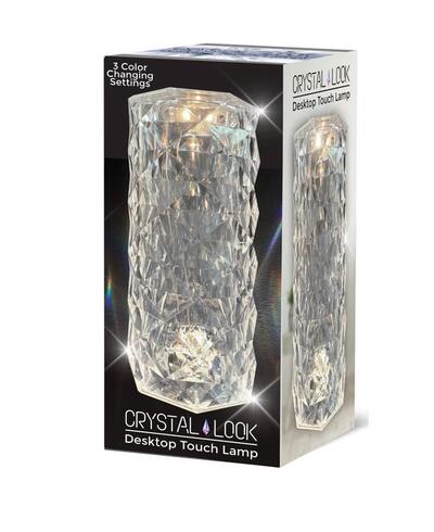 USB Powered Crystal Look LED Desktop Touch Lamp: $60.00