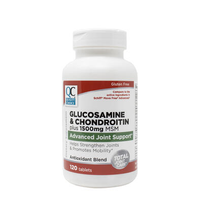 QC Glucosamine Chondroitin Advanced Joint Support 120 Tablets: $45.50