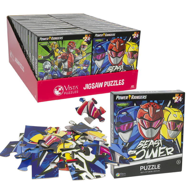 DNR Power Ranger 24pc Puzzle Assorted: $4.01