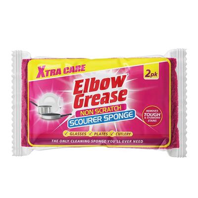 Elbow Grease Non Scratch Scourer Sponge 2pk