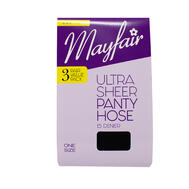Mayfair Panty Hose One Size Assorted  3pk: $24.00