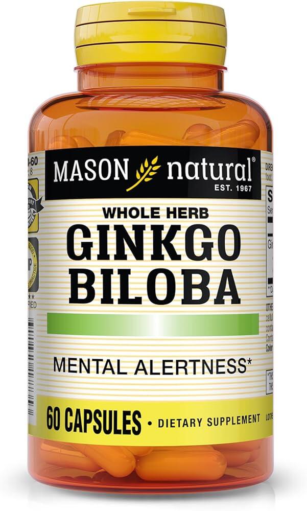 Mason Ginkgo Biloba 500mg Capsules 60's