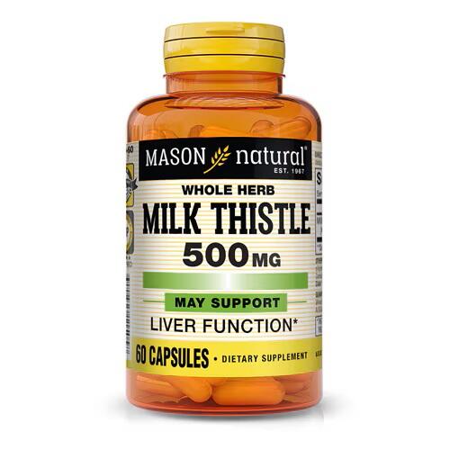 Mason Milk Thistle 500mg Capsules 60's
