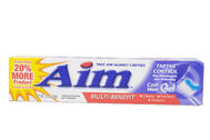 Aim Multi-Benefit Tartar Control Cool Mint Gel Toothpaste 6 oz: $0.00