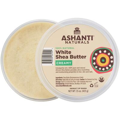 Ashanti Naturals White Shea Butter Creamy 15oz