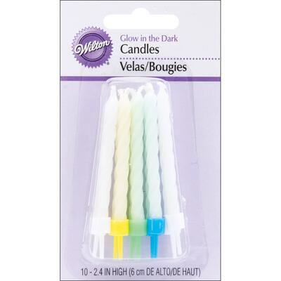 Wilton Glow In The Dark Candles 5 count