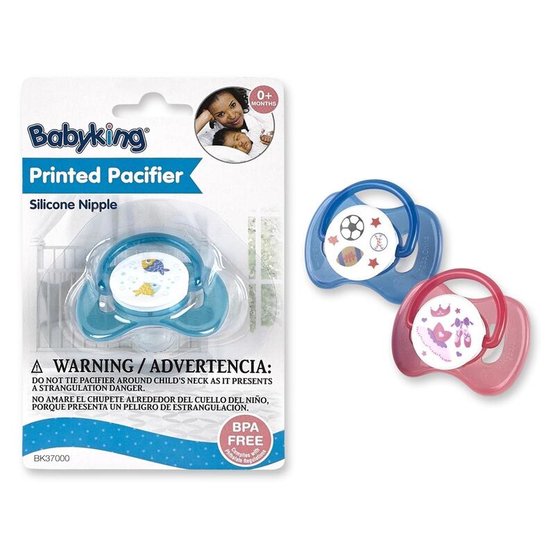 Baby King Printed Pacifier Silicone Nipple 1 count: $5.00