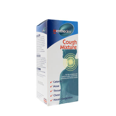 Menthodex Cough Mixture 100ml: $7.50