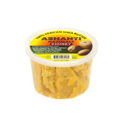 Ashanti Naturals 100% African Shea Butter Chunky 10 oz