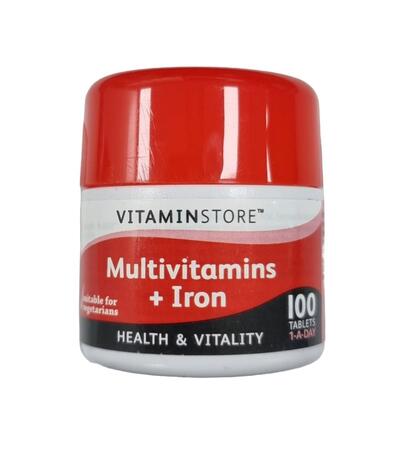 Vitamin Store Multivitamin & Iron 100 count