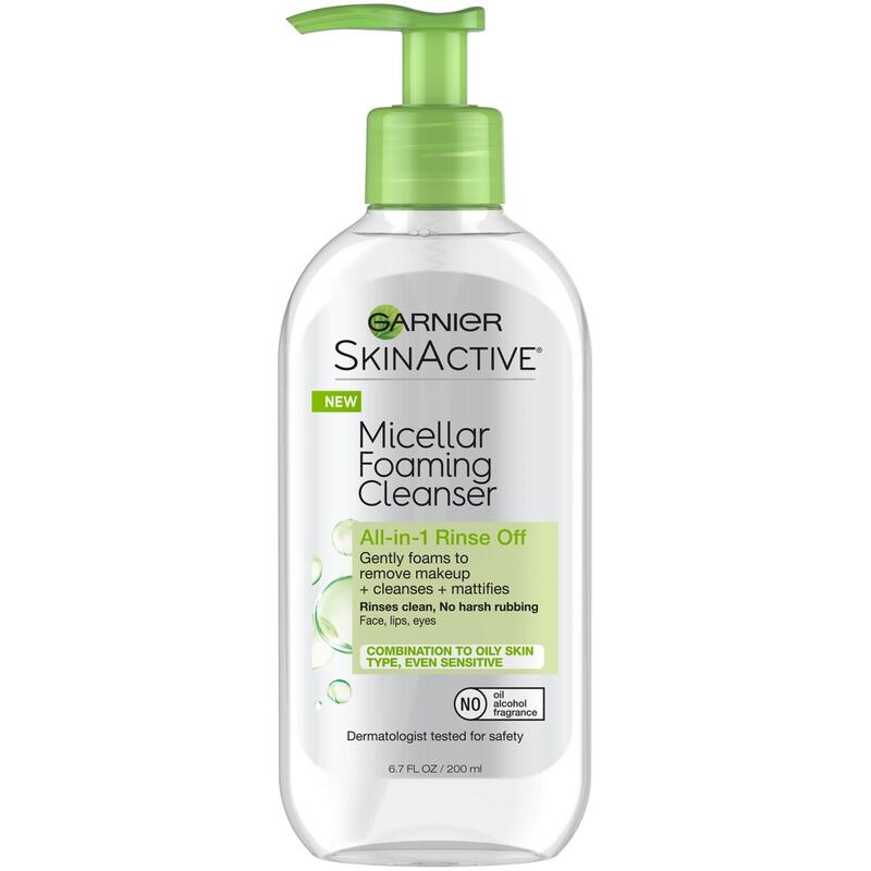 Garnier SkinActive Micellar Foaming Face Wash for Oily Skin 6.7 fl oz