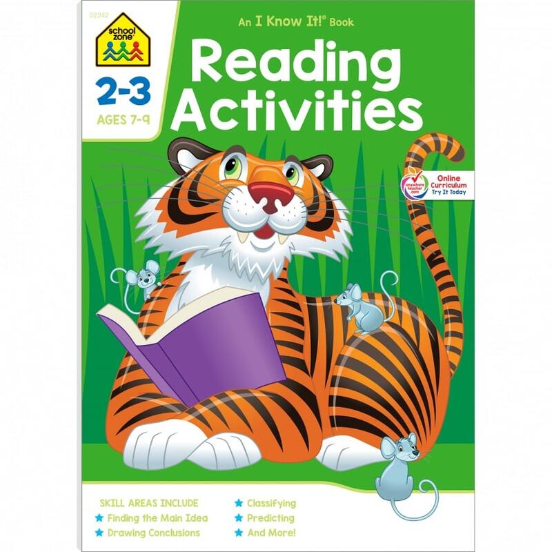 DNR School Zone Reading Activities Grades 2 and 3 Workbook: $2.00