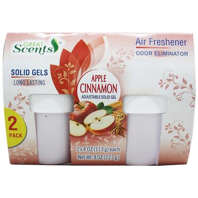 Great Scents Air Freshener Apple Cinnamon 2pk 4oz: $8.00