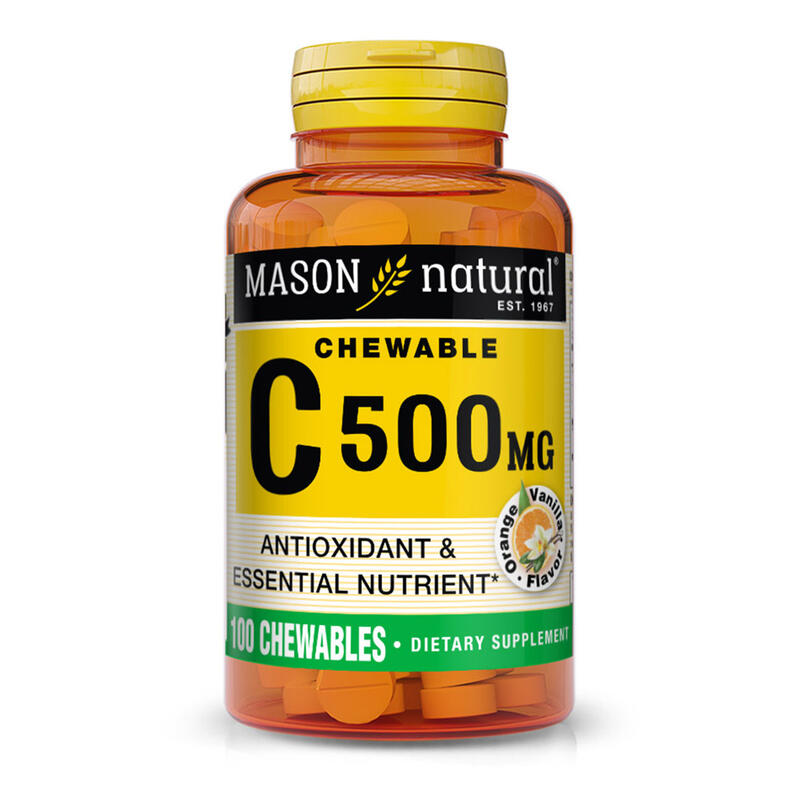 Mason Vitamin C Chewable 500mg Tablets 100's