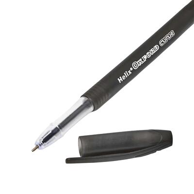 Helix Oxford Curve Black Pen: $1.00