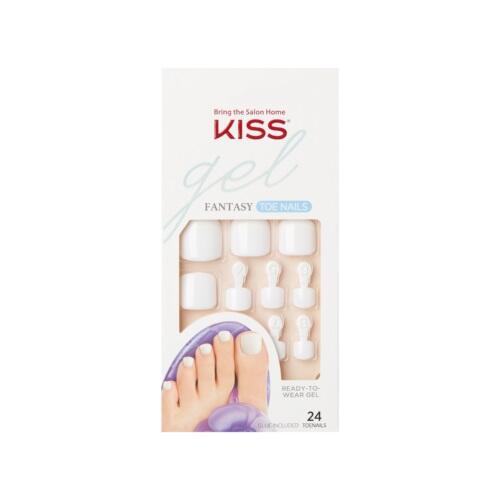 Kiss Gel Fantasy Toenails 24ct