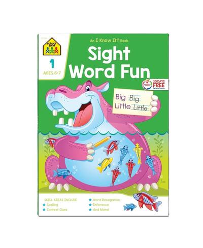 School Zone Sight Word Fun Ages 6-7 Grade 1