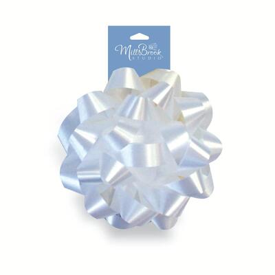 Mill Brook Gift Bow White: $5.00