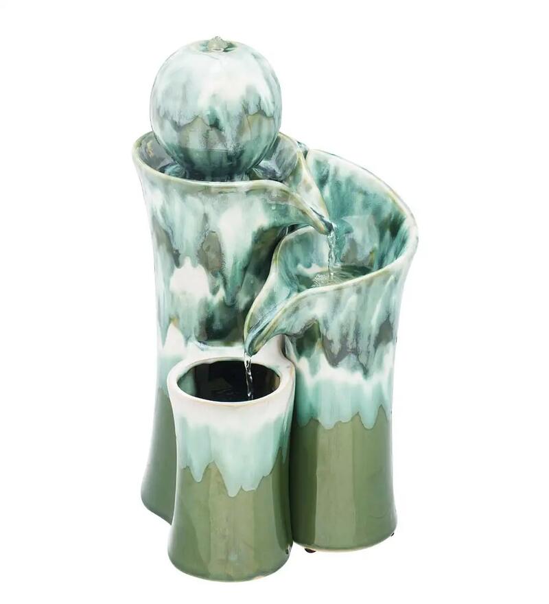 Evergreen Ceramic Waterfall Fountain Plug 1 count: $250.00