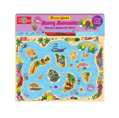 Ts Shure Wood Magnetic Maze Merry Mermaids