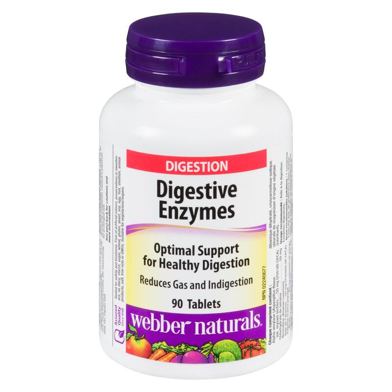 Webber Naturals Digestive Enzymes 90 Tabs: $40.00