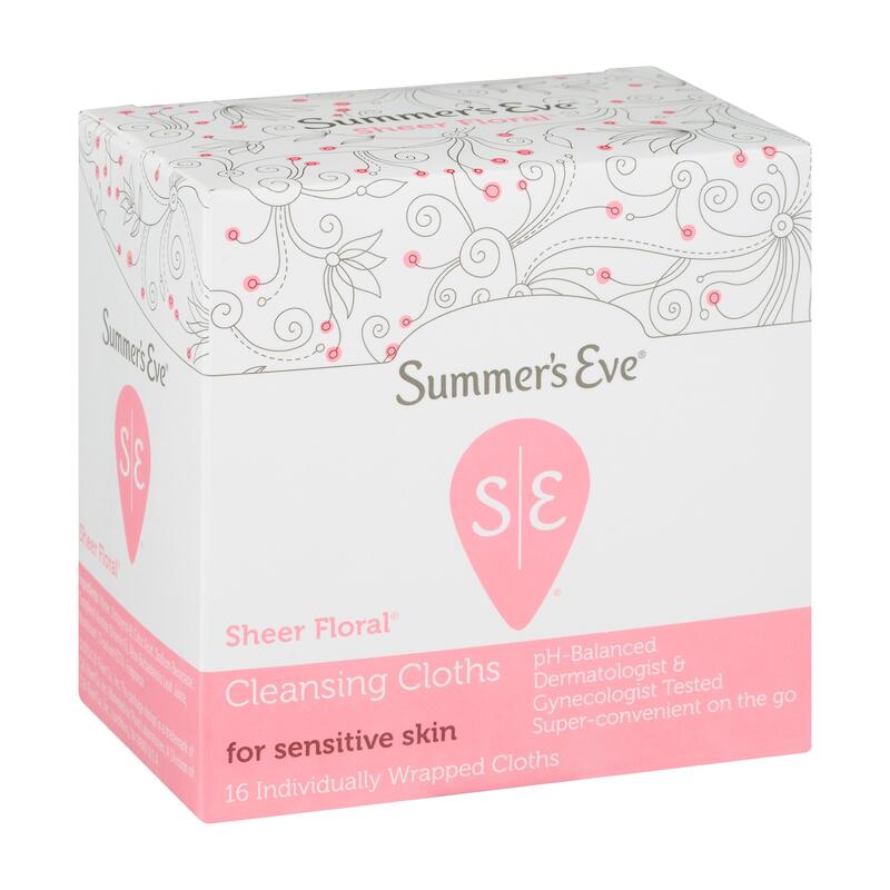 Summer's Eve Cleansing Cloths Sheer Floral 16 count: $12.50