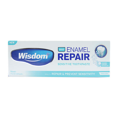 Wisdom Daily Enamel Repair Sensitive Toothpaste Fresh Mint 75ml
