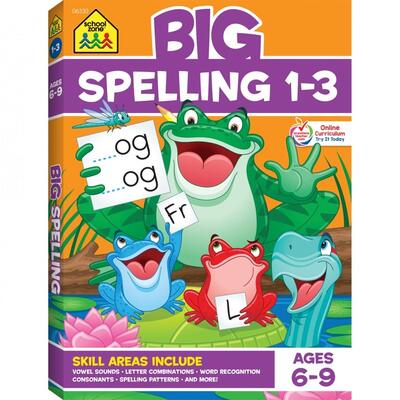 School Zone Big Spelling Ages 6 to 9  Workbook