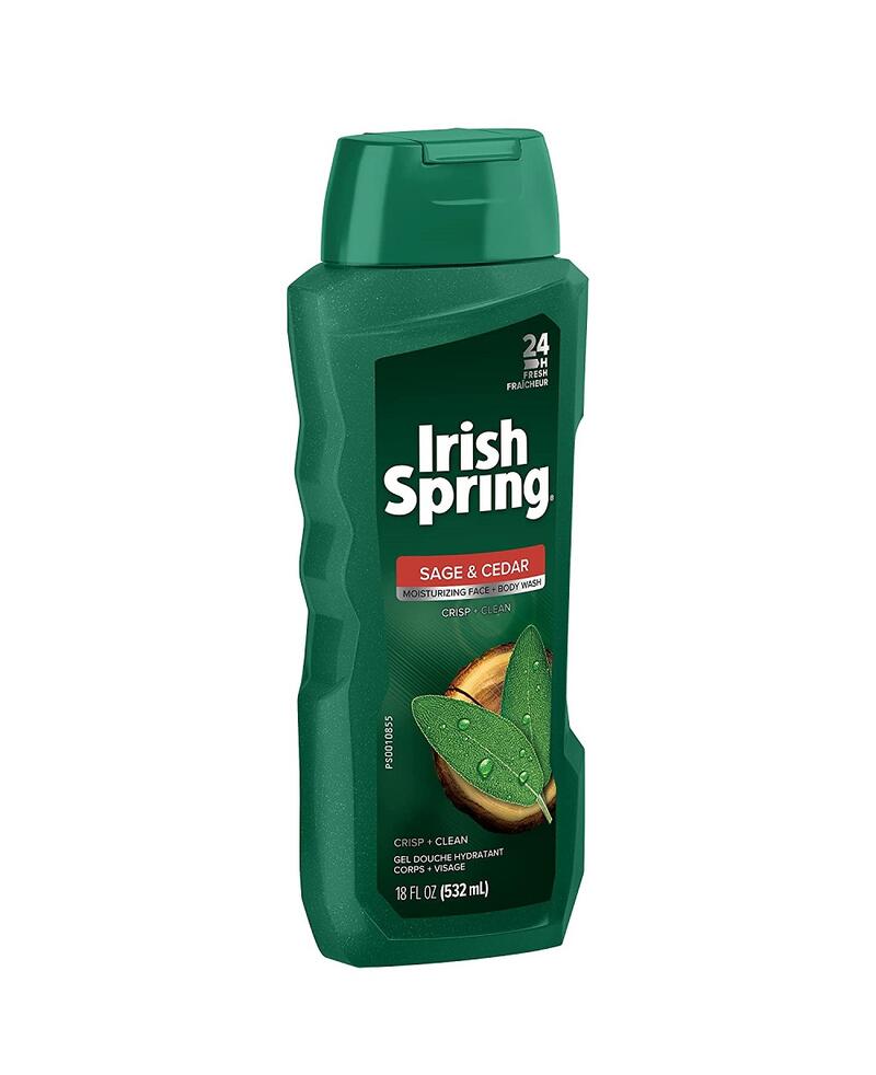 Irish Spring Body Wash 18oz Sage & Cedar