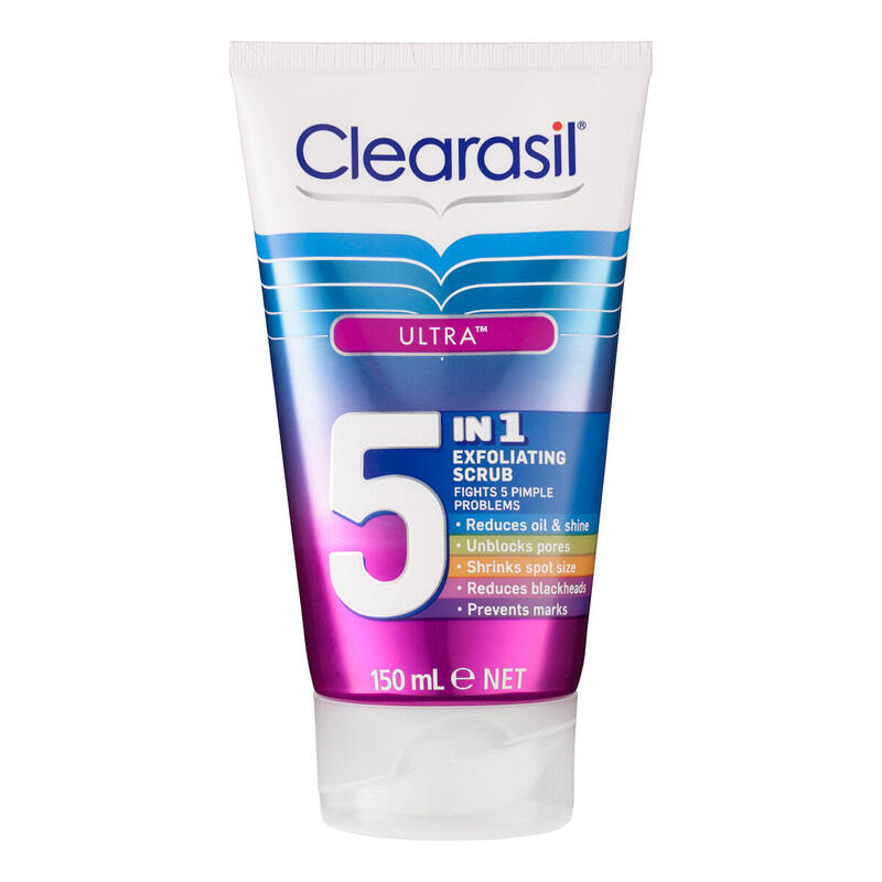 Clearasil Ultra 5 In 1 Exfoliating Scrub 150ml