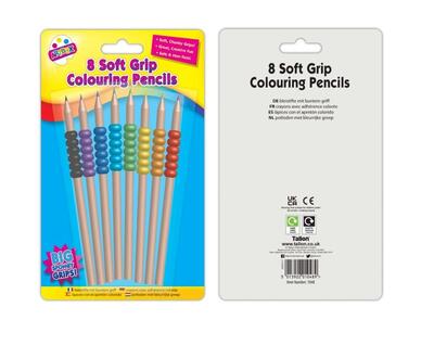 Artbox Soft Grip Colouring Pencils 8pk: $5.00